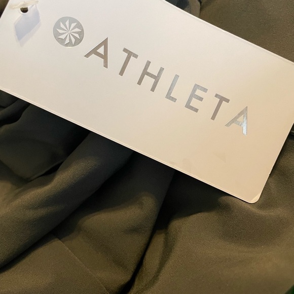 Athleta plus size NOLITA WIDE LEG PANT Mountain Olive size 26 - Picture 4 of 10